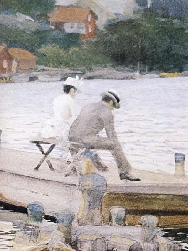 Anders Zorn vagskvalp oil painting picture